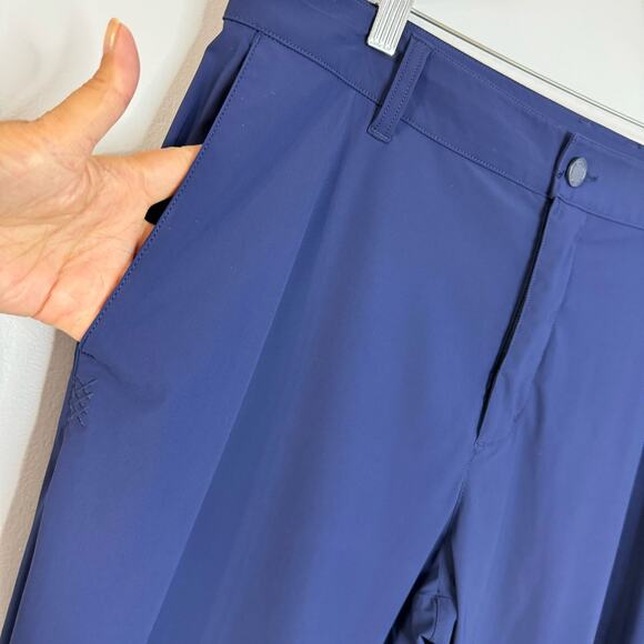 Rhone Resort Pant Navy Stretch Commute Business Casual Travel Men's 36x28 - Picture 8 of 13